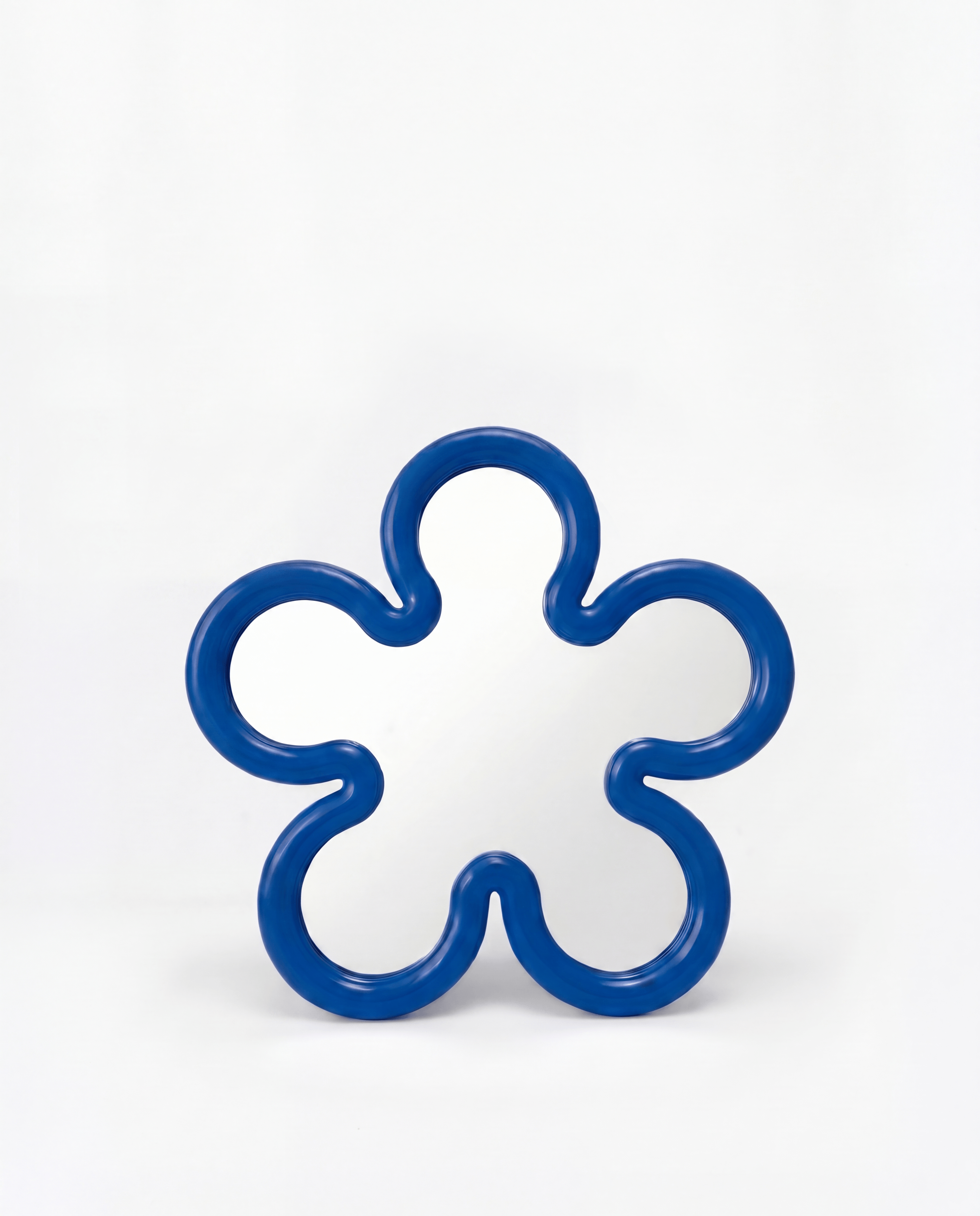 Flower Mirror Micro Cobalt Blue packshot