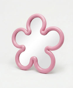Flower Mirror Mini Pink