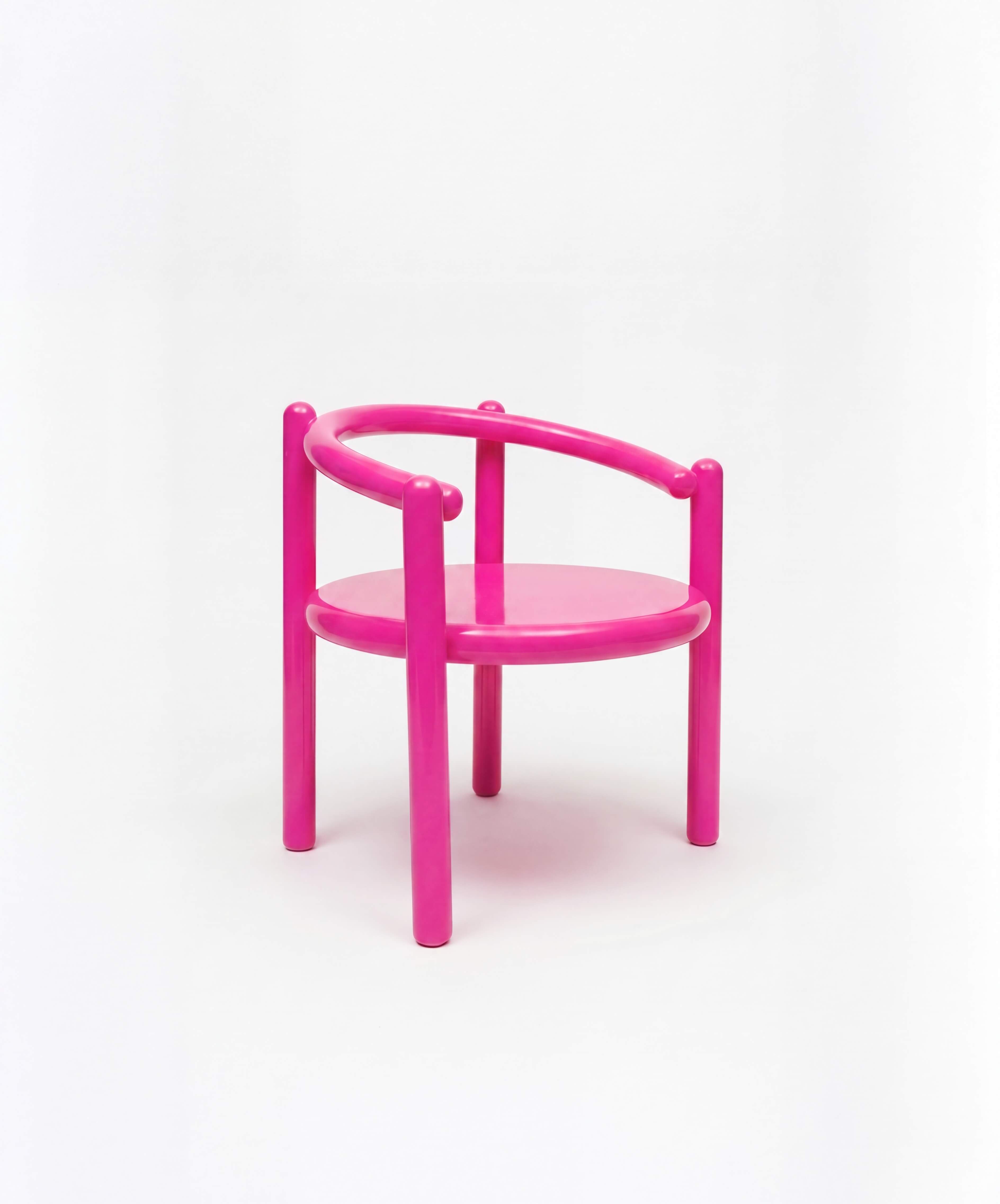 Pipe Chair Cerise
